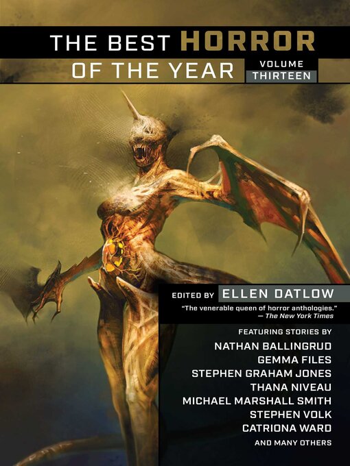 Title details for Best Horror of the Year by Ellen Datlow - Wait list
